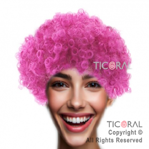 PELUCA FUCSIA CURLY HS2144-3 x 1